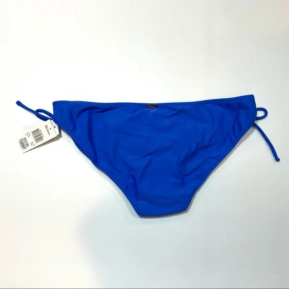 The Raisins Samba Blue Tie Side Brief Swim Bottom